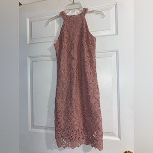 Size Medium Pink Lily Shift Pink Dress